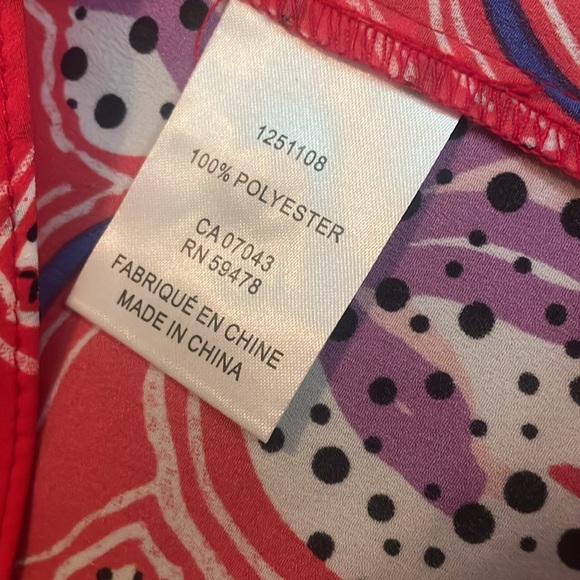 Joie Floral Front Tie Sleeveless Blouse - Picture 5 of 6